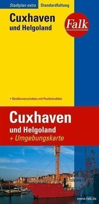 Cuxhaven plan miasta 1:20 000 i mapa regionu 1:150 000 FALK VERLAG (1)