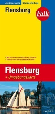 Flensburg plan miasta 1:16 500 i mapa regionu 1:150 000 FALK VERLAG (1)