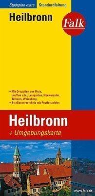 Heilbronn plan miasta 1:18 000 i mapa regionu 1:150 000 FALK VERLAG (1)