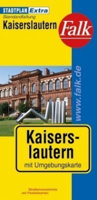 Kaiserslautern plan miasta 1:19 000 i mapa regionu 1:150 000 FALK VERLAG (1)