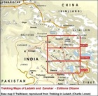 Ladakh i Zanskar (południe) - mapa trekkingowa 1:150.000 Editions Olizane  (6)