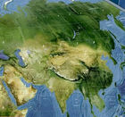 ŚWIAT MAPA SATELITARNA Satellite World Map mapa ścienna - plakat NATIONAL GEOGRAPHIC (3)