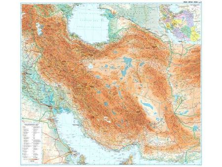BLISKI WSCHÓD ścienna mapa geograficzna GIZIMAP (laminowana) (1)