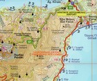 IKARIA mapa turystyczno - samochodowa 1:35 000 Nakas Road (2)