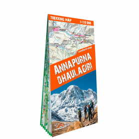 ANNAPURNA DHAULAGIRI laminowana mapa trekkingowa 1:110 000 EXPRESSMAP