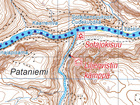 Hammastunturi, Etela-Inari wodoodporna mapa turystyczna 1:100 000 KARTTAKESKUS 2020 (6)