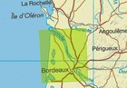 145 BORDEAUX - ARCACHON mapa okolic 1:100 000 IGN 2011 (2)