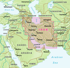 IRAN mapa wodoodporna 1:1 750 000 NELLES (3)
