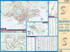 SINGAPORE SINGAPUR plan miasta laminowany 1:14 000 BORCH MAP (2)