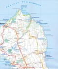 GUADELOUPE ST MARTIN ST BARTHELEMY 137 mapa samochodowa 1:80 000 MICHELIN 2018 (2)