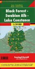 SCHWARZWALD, JURA SZWASKA, JEZ. BODEŃSKIE mapa samochodowa 1:150 000 FREYTAG & BERNDT 2019 (2)