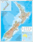 NOWA ZELANDIA  mapa ścienna w tubie 1:1 700 000 GIZIMAP (1)