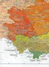 POLSKA REGIONY FIZYCZNOGEOGRAFICZNE mapa 1:1 000 000 COMPASS 2020 (2)
