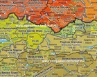 POLSKA REGIONY FIZYCZNOGEOGRAFICZNE mapa 1:1 000 000 COMPASS 2020 (3)