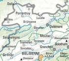 03 - Jura / Franches Montagnes / Ajoie wodoodporna mapa turystyczna 1:60 000 Kummerly + Frey (2)