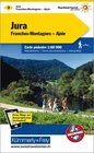03 - Jura / Franches Montagnes / Ajoie wodoodporna mapa turystyczna 1:60 000 Kummerly + Frey (1)