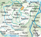 07 - St. Gallen / Appenzellerland wodoodporna mapa turystyczna 1:60 000 Kummerly + Frey (5)