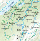 31 - Fribourg wodoodporna mapa turystyczna 1:60 000 Kummerly + Frey (4)
