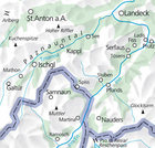 05 Tannheimer Tal - Fernpass laminowana mapa turystyczna 1:35 000 KUMMERLY + FREY (3)