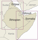 ETIOPIA SOMALIA ERYTREA DŻIBUTI mapa 1:1 800 000 REISE KNOW HOW 2020 (3)