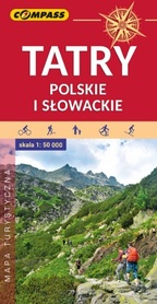 TATRY POLSKIE I SŁOWACKIE mapa turystyczna 1:50 000 COMPASS 2020