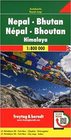 NEPAL BHUTAN HIMALAJE mapa 1:800 000 FREYTAG & BERNDT 2020 (1)