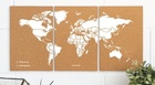 MAPA KORKOWA ŚWIAT - WOODY PUZZLE WORLD MAP WHITE M 60 x 30 cm (3)