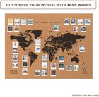 MAPA KORKOWA ŚWIAT BLACK Miss Wood Woody Map XXL 120 x 90 cm (4)
