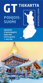 FINLANDIA PÓŁNOCNA 1:400 000 mapa Karttakeskus 2019