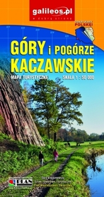 GÓRY I POGÓRZE KACZAWSKIE mapa turystyczna 1:50 000 STUDIO PLAN 2021