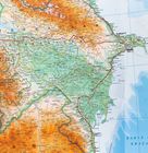 KAUKAZ mapa geograficzna 1:1 000 000 GIZIMAP (3)