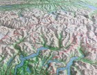 SZWAJCARIA mapa plastyczna  w rami 82 x 68 cm KUMMERLY+FREY 2021 (5)