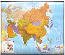 AZJA mapa ścienna 1:11 000 000 Maps International 2021