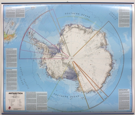 ANTARKTYDA mapa ścienna 1:7 000 000 MAPS INTERNATIONAL (1)