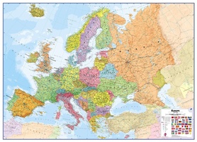 EUROPA mapa polityczna 1:3 200 000 MAPS INTERNATIONAL