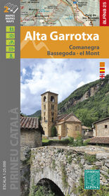 Alta Garrotxa - Comanegra - Bassegoda - el Mont mapa 1:25 000 ALPINA 2022