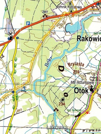 Park krajobrazowy dolina bobru mapa