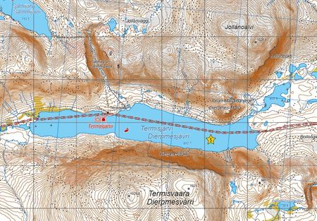 Halti Kilpisjarvi wodoodporna mapa turystyczna 1:50 000 KARTTAKESKUS (7)