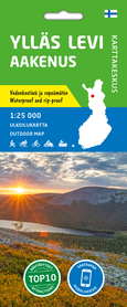 Ylläs Levi Aakenus mapa turystyczna 1:50 000 KARTTAKESKUS 2022