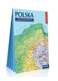 POLSKA mapa ogólnogeograficzna i administracyjno-samochodowa, 1:1 000 000 EXPRESSMAP 2021