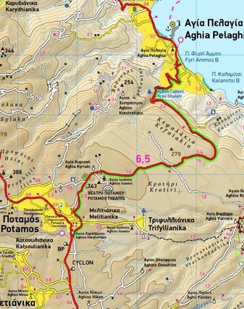 KYTHERA mapa turystyczna 1:25 000 TERRAIN 2022 (2)