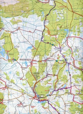 NIEDERBAYERN / DOLNA BAWARIA mapa rowerowa 1:75 000 ADFC 2022 (3)