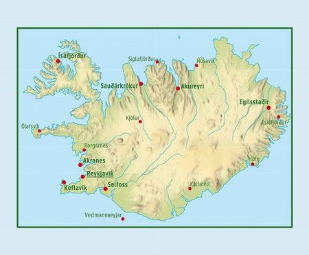 ISLANDIA mapa 1:400 000 FREYTAG & BERNDT 2022 (7)