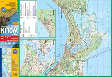 WYSPA WOLIN Woliński Park Narodowy mapa laminowana 1:50 000 EXPRESSMAP 2022 (3)