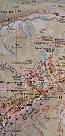 PIATRA CRAIULUI mapa turystyczna 1:40 000 Schubert & Franzke (3)