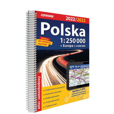 POLSKA atlas 1:250 000 + EUROPA 2022/2023 EXPRESSMAP (1)