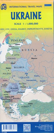 UKRAINA MOŁDAWIA KRYM mapa 1:1 000 000 ITMB 2022 (3)