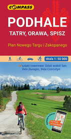 PODHALE TATRY ORAWA SPISZ mapa turystyczna COMPASS 2022