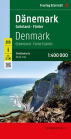 DANIA GRENLANDIA WYSPY OWCZE mapa 1:400 000 FREYTAG & BERNDT 2022