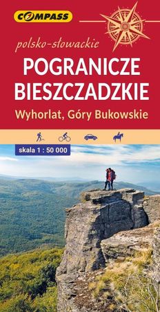 POGRANICZE BIESZCZADZKIE polsko - słowackie mapa 1:50 000 COMPASS 2022 (1)